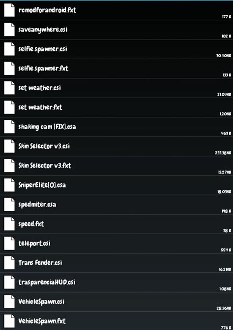 GTA San Andreas Cleo Scripts Pack for Mobile Mod.